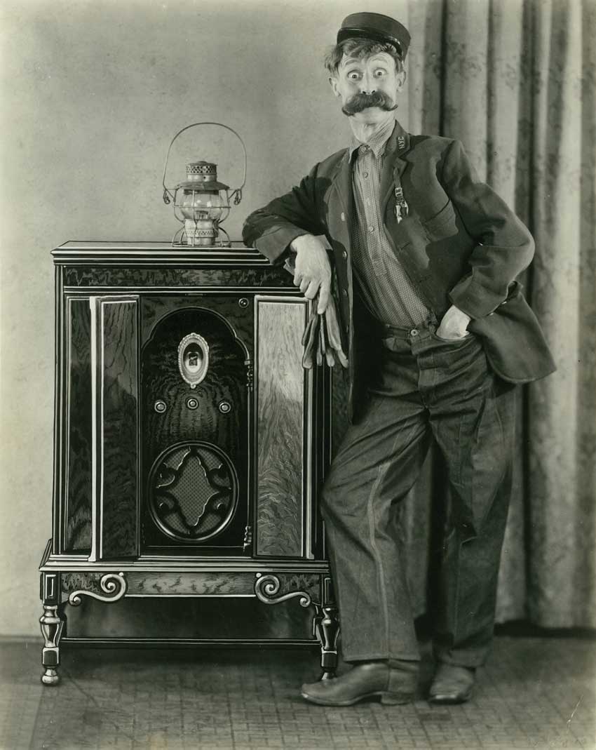 Chic Sale as one of the many characters he played in vaudeville and in film.